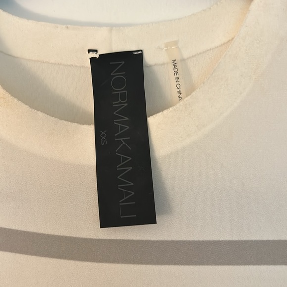 Norma kamali size xxs stripped maxi dress black and white - Picture 2 of 5